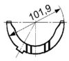 KOLBENSCHMIDT 86420600 Thrust Washer, crankshaft
